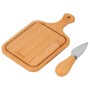 Дошка для подачі Ardesto Midori, 2 предмети, 19х11х0.8см, бамбук, нержавіюча сталь (AR0936)