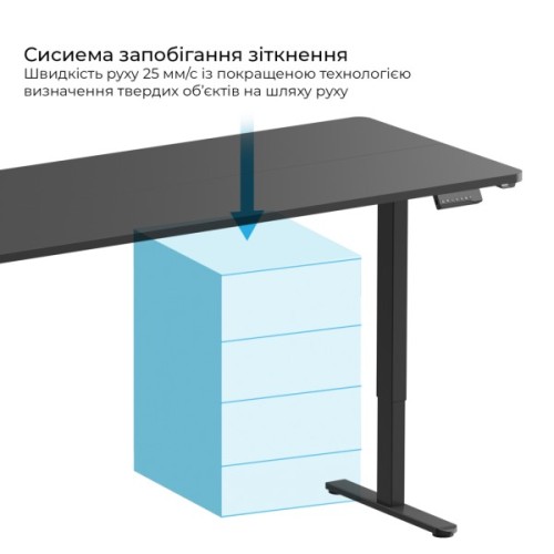 Комп'ютерний стіл OfficePro ODE1880B Black (ODE1880B)