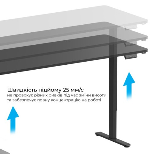 Комп'ютерний стіл OfficePro ODE1880B Black (ODE1880B)