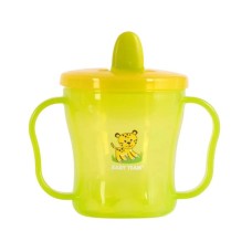 Поїльник-непроливайка Baby Team З ручками і складним носиком 180 мл (4824428050029)