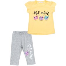 Набір дитячого одягу Breeze футболка і капрі (17087-110G-yellow)