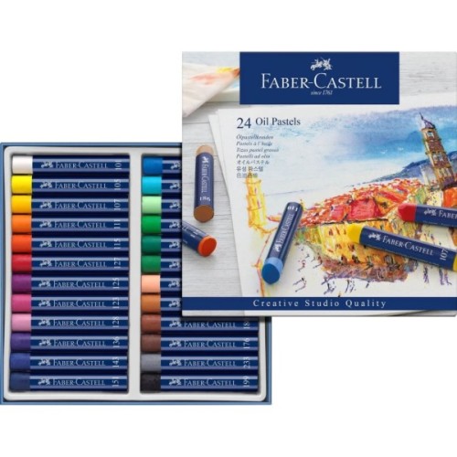 Пастель Faber-Castell Oil Pastels, 24 кольори, 127024 (5520)
