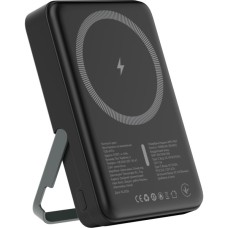 Батарея універсальна Atria 10000mAh, PD/20W, 15W Wireless MagSafe, Black (WPD-W57B)