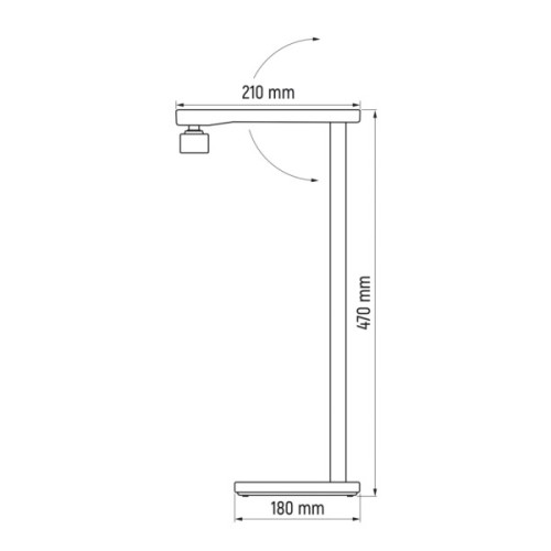 Настільна лампа Videx 18W 3000-6000K 230V White (VL-TF22W)