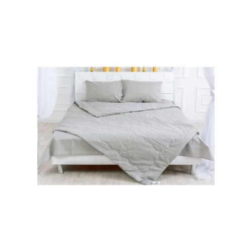 Ковдра MirSon Літній комплект №2619 EcoSilk 16-5703 Light Gray ковдру 2 х (2200003110012)
