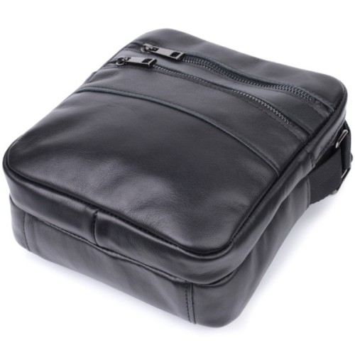 Сумка Shvigel З натуральної шкіри Чорна (22846)