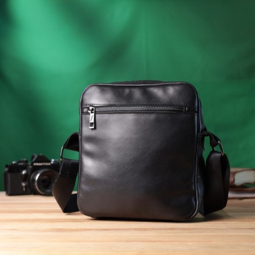 Сумка Shvigel З натуральної шкіри Чорна (22846)