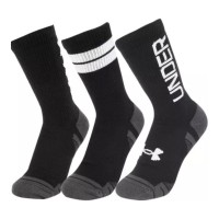Шкарпетки Under Armour 1379515-002 Perf Tech Nov 3 пари Crew чорний XL (196884681999)