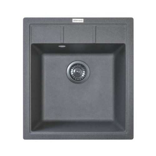 Мийка кухонна Adamant Brick сірий + змішувач (4824296209204)