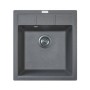 Мийка кухонна Adamant Brick сірий + змішувач (4824296209204)