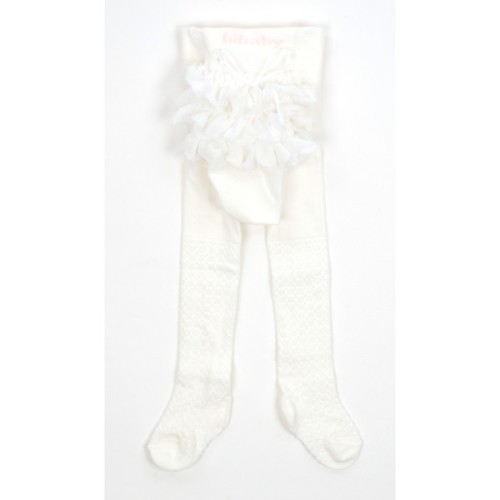 Колготки дитячі Bibaby з рюшем (68154-74G-beige)