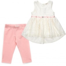 Плаття дитяче Breeze туніка мереживна (12952-104G-cream)