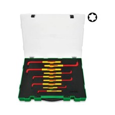 Ключ Toptul TORX діелектричний VDE 9 шт. T10-T50 (GZC0911)
