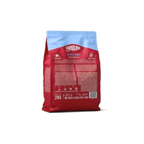 Сухий корм для кішок Carnilove Active Salmon & Turkey Large Breed 2 кг (8595602581658)