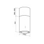 Витяжка кухонна GRANADO Segovia 3604-1200 white (GCH6436455)