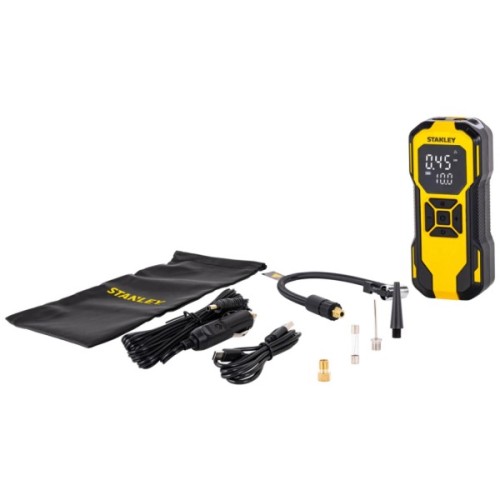 Автомобільний компресор Stanley 2in1, 10 Бар, 14,2 л/хв., powerbank 6000 mAh (SXIF0101)