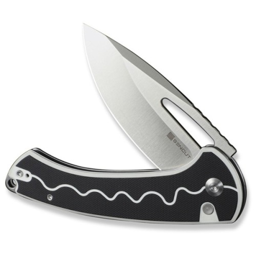 Ніж Sencut Squiggy, White/Black G10, Satin (S24082A-1)