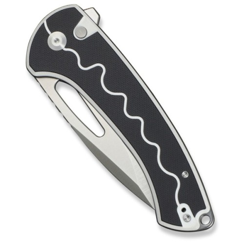 Ніж Sencut Squiggy, White/Black G10, Satin (S24082A-1)