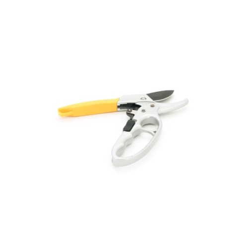 Секатор Voltronic YT-SK5Y, храповий механізм, 205мм, 25мм, сталь SK5, з фіксатором, Yellow/Gray, OEM (YT-SK5Y)