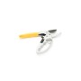 Секатор Voltronic YT-SK5Y, храповий механізм, 205мм, 25мм, сталь SK5, з фіксатором, Yellow/Gray, OEM (YT-SK5Y)