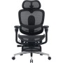 Офісне крісло Sihoo C500 V2, Black, з підставкою для ног (C500-V2-B101-JT)