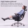Офісне крісло Sihoo C500 V2, Black, з підставкою для ног (C500-V2-B101-JT)