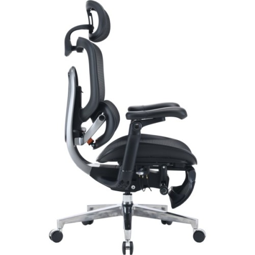 Офісне крісло Sihoo C500 V2, Black, з підставкою для ног (C500-V2-B101-JT)