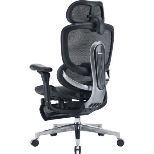 Офісне крісло Sihoo C500 V2, Black, з підставкою для ног (C500-V2-B101-JT)
