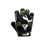 Рукавички для фітнесу RDX F6 Sumblimation Black/Green S (WGS-F6GN-S)