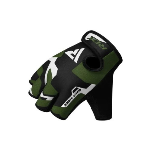 Рукавички для фітнесу RDX F6 Sumblimation Black/Green S (WGS-F6GN-S)