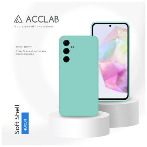 Чохол до мобільного телефона ACCLAB Silicone Case Samsung Galaxy A35 Light Blue (1283126601927)