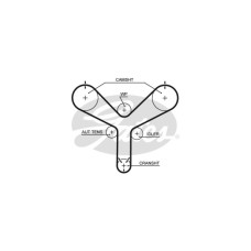 Ремінь ГРМ Gates T298