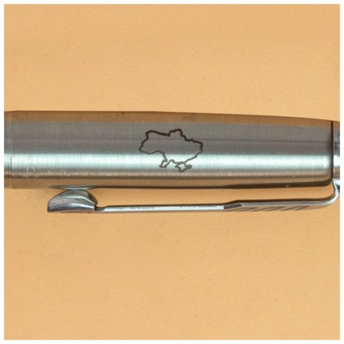 Ручка кулькова Parker JOTTER 17 UKRAINE SS CT BP Україна + Карта (16132_T205b)