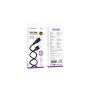 Дата кабель USB 2.0 AM to Micro 5P 1.0m silicone black BOROFONE (6941991115417)