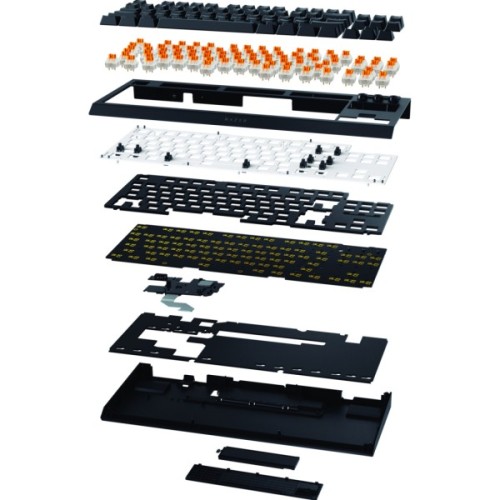 Клавіатура Razer BlackWidow V4 Low-Profile TKL Wireless/Bluetooth/USB Orange switch UA Black (RZ03-05450700-R3M1)