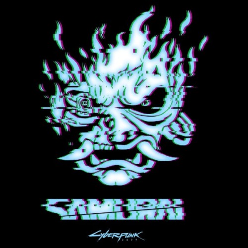 Футболка Jinx Cyberpunk 2077 - Glitch Samurai Premium Tee Black, M (JINX-11911M)