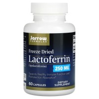 Пробіотики Jarrow Formulas Лактоферин сублімований, 250 мг, Lactoferrin, Freeze Dried, 60 ка (JRW-21011)