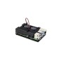 Додаткове обладнання для Мікро ПК Raspberry Pi радіатор для 4B алюмінієвий з 2 кулерами (RA503)