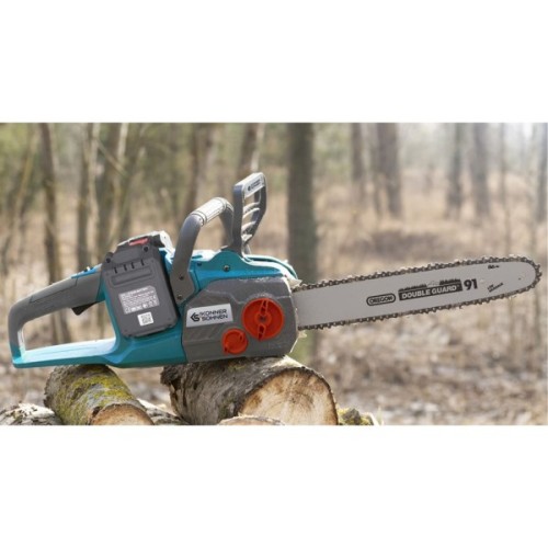 Ланцюгова пила Konner&Sohnen KS CS40V-14 40В(20V+20V) 2x4Ah, 35см (KSCS40V-14SET)