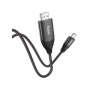 Кабель мультимедійний USB-C to HDMI M 2.0m 4K30Hz gray HOCO (6931474755025)