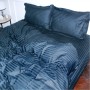 Постільна білизна MirSon SatinStripe 30-0021DarkBlue 143х210 Полуторний (2200005255742)