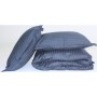 Постільна білизна MirSon SatinStripe 30-0021DarkBlue 143х210 Полуторний (2200005255742)