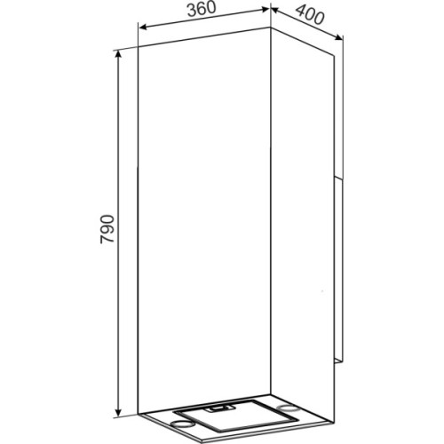 Витяжка кухонна GRANADO Yunkos 2603-1200 Inox (GCH72436477)