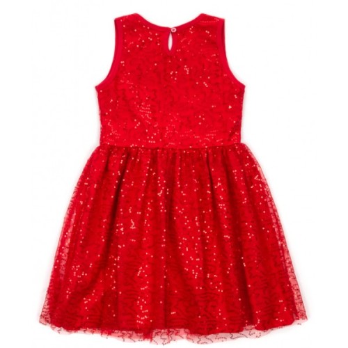 Плаття дитяче Breeze святкове з паєтками (12740-134G-red)