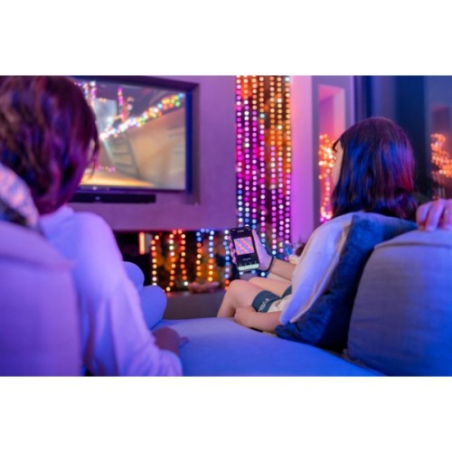 Гірлянда Twinkly mart LED, Strings USB 100 Pearl-shaped RGB LEDs, Green Wire, USB-C 6м (TWKP100RGB-G)