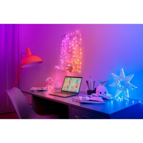 Гірлянда Twinkly mart LED, Strings USB 100 Pearl-shaped RGB LEDs, Green Wire, USB-C 6м (TWKP100RGB-G)