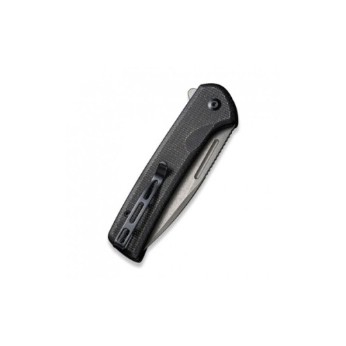 Ніж Civivi Conspirator Stonewash Black Micarta (C21006-1)