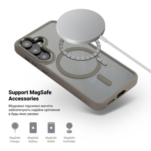 Чохол до мобільного телефона Armorstandart Unit MagCase Samsung S26 Plus 5G Titanium Grey (ARM89457)