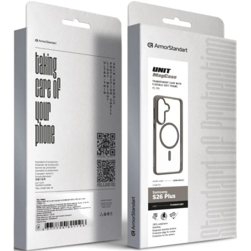 Чохол до мобільного телефона Armorstandart Unit MagCase Samsung S26 Plus 5G Titanium Grey (ARM89457)