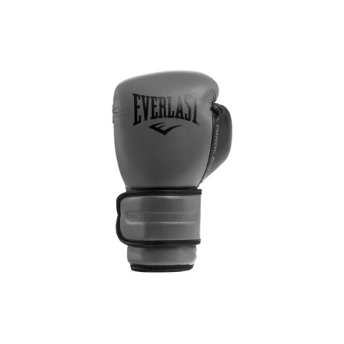 Боксерські рукавички Everlast PowerLock Boxing Training Gloves P00002306 сірий, чорний 14 унцій (009283608545)